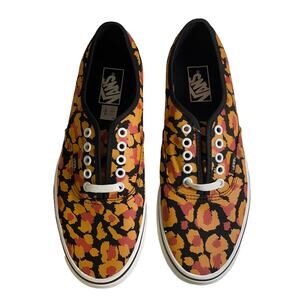 NWT VANS Authentic Sneaker Leopard Black Inca Gold Size M9.0 W10.5 VN0A2Z5IV4V